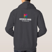 Logo Personeel Personeelsleden Mannen Hoodie (Achterkant)