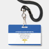 Logo Personeelsfoto ID Badge (Achterkant met lanyard)