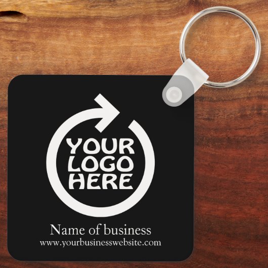 Logo persoonlijke bedrijven sleutelhanger (Achterkant)