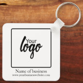 Logo persoonlijke bedrijven sleutelhanger (Achterkant)