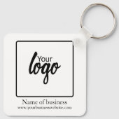 Logo persoonlijke bedrijven sleutelhanger (Achterkant)