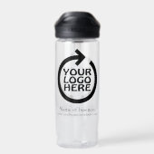 Logo persoonlijke bedrijven waterfles (Achterkant)