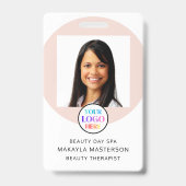 Logo Photo Employee ID Badge (Voorkant)