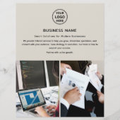 Logo Photo Modern Professionele Zakelijke Flyer (Voorkant)