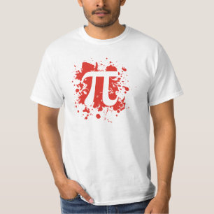 logo pi splatter t-shirt