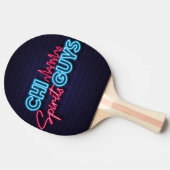 Logo Pingpongbat Tafeltennisbatje (Zijkant)