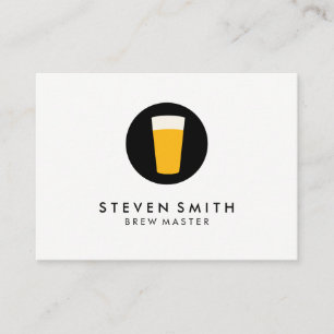 Logo pint bier visitekaartje