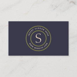Logo Plain Evening Blue Guacamole Vanilla Custard Visitekaartje