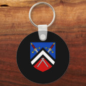 Logo Premium Tri Blend Illustratie Sleutelhanger (Voorkant)