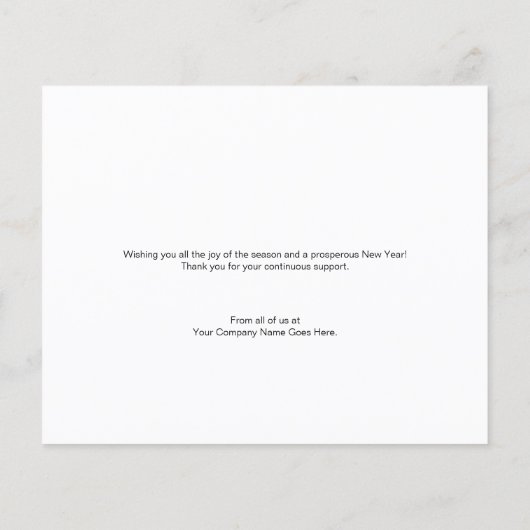 Logo Prettige feestdagen Budget Joy Business Flyer (Achterkant)