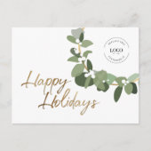 Logo Prettige feestdagen Wit Custom Modern Corpora (Voorkant)