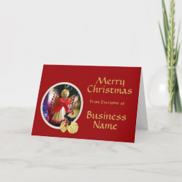 Logo Pro Business Red & Angel Kerstgroet Feestdagen Kaart