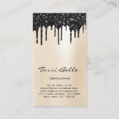 Logo Professional Black Drip Parly Consulting Visitekaartje (Achterkant)