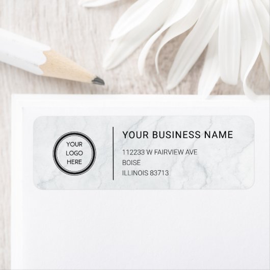 Logo Professional Business Return Address Label (Insitu)