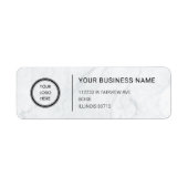 Logo Professional Business Return Address Label (Voorkant)
