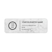 Logo Professional Business Return Address Label (Voorkant)