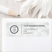 Logo Professional Business Return Address Label (Insitu)