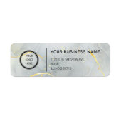 Logo Professional Business Return Address Label (Voorkant)