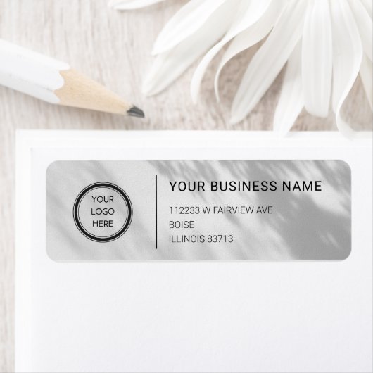 Logo Professional Business Return Address Label (Insitu)