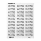 Logo Professional Business Return Address Label (Full Sheet)