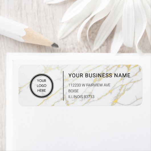 Logo Professional Business Return Address Label (Insitu)