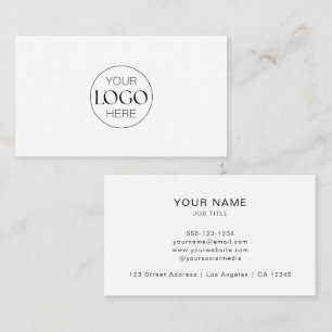Logo Professional Corporate Minimalist Modern Visitekaartje