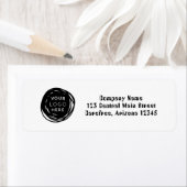 Logo Professional Eenvoudig retouradreslabel Etiket (Insitu)