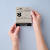 Logo Professional New Business Adverteren Flyer (Hand)