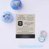 Logo Professional New Business Adverteren Flyer (Enkel)