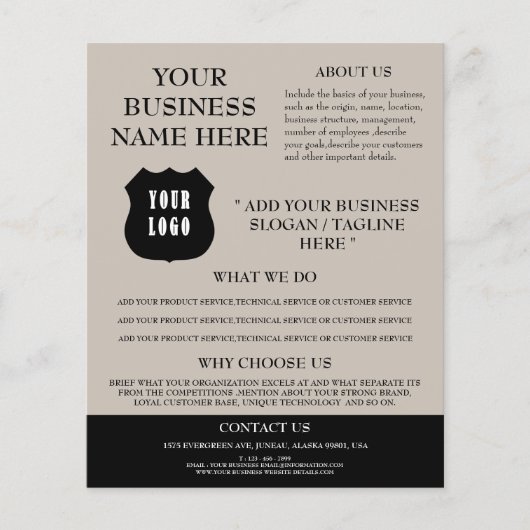 Logo Professional New Business Adverteren Flyer (Voorkant)