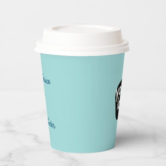 Logo Professional Serving Fresh Drinken Papieren Bekers (Links)