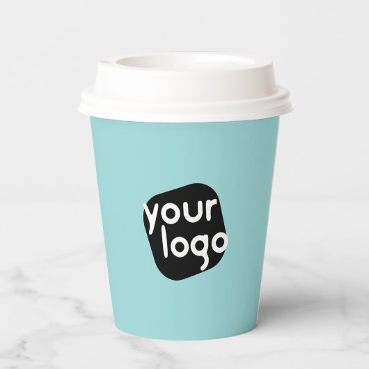 Logo Professional Serving Fresh Drinken Papieren Bekers (Achterkant)