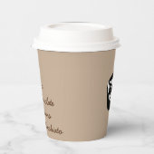 Logo Professional-serving Hot Drink Papieren Bekers (Links)