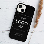 Logo Professional Simple Black iPhone 14 Hoesje<br><div class="desc">Voeg je logo toe.</div>