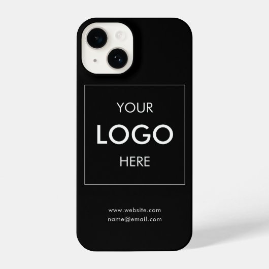 Logo Professional Simple Black iPhone Hoesje (Achterkant)