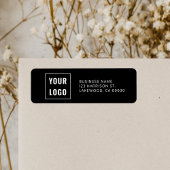 Logo Professional Simple Return-adres Etiket