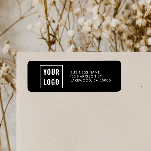 Logo Professional Simple Return-adres Etiket