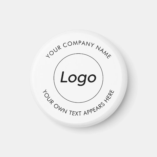 Logo Professioneel Zakelijk promotioneel Magneet (Voorkant)