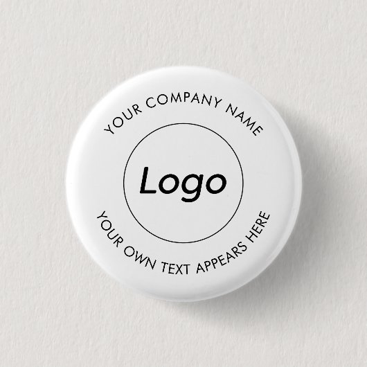 Logo Professioneel Zakelijk promotioneel Ronde Button 3,2 Cm (Voorkant)