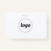 Logo Professionele bedrijfsnaam Badge (Achterkant)