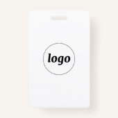 Logo Professionele bedrijfsnaam Badge (Achterkant)