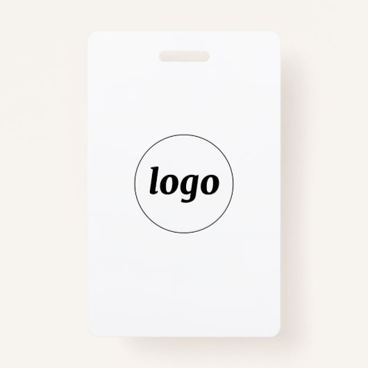 Logo Professionele bedrijfsnaam Badge (Achterkant)