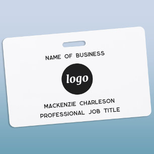Logo Professionele bedrijfsnaam Badge