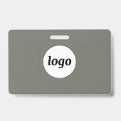 Logo Professionele Bedrijfswijze Groene Naam Badge (Achterkant)