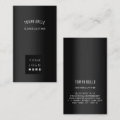 Logo Professionele Consulting Investering Zwart VI Visitekaartje (Voorkant / Achterkant)