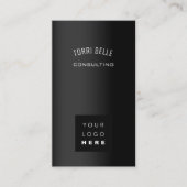 Logo Professionele Consulting Investering Zwart VI Visitekaartje (Voorkant)