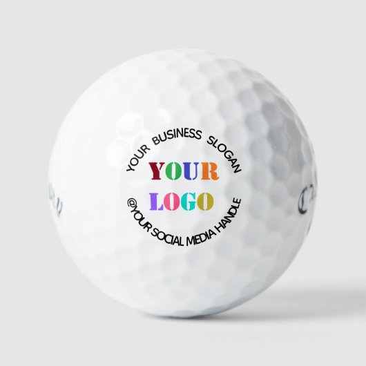 Logo Professionele Golfballs voor speciale acties Golfballen (Voorkant)