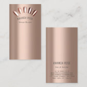 Logo Professionele nagels Meststof Pedicure Skinny Visitekaartje (Voorkant / Achterkant)