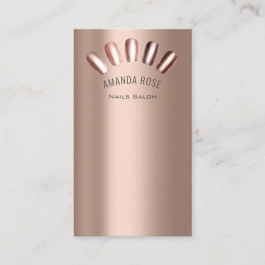 Logo Professionele nagels Meststof Pedicure Skinny Visitekaartje (Voorkant)