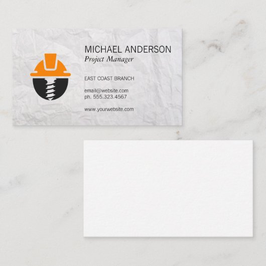 Logo | Projectmanager Visitekaartje (Voorkant / Achterkant)